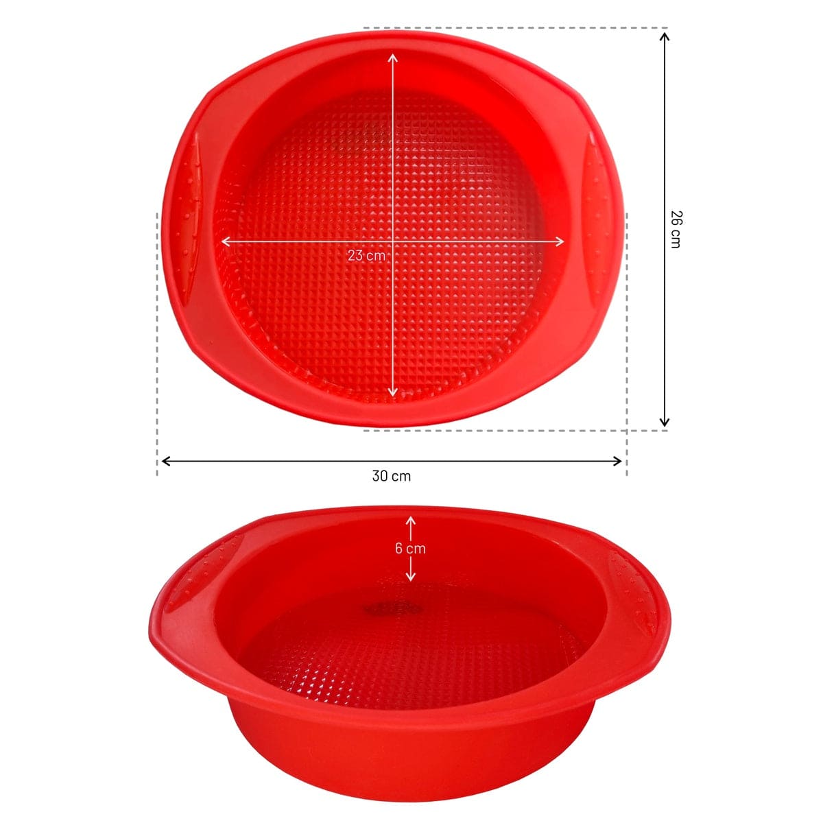 silicone large cake tin