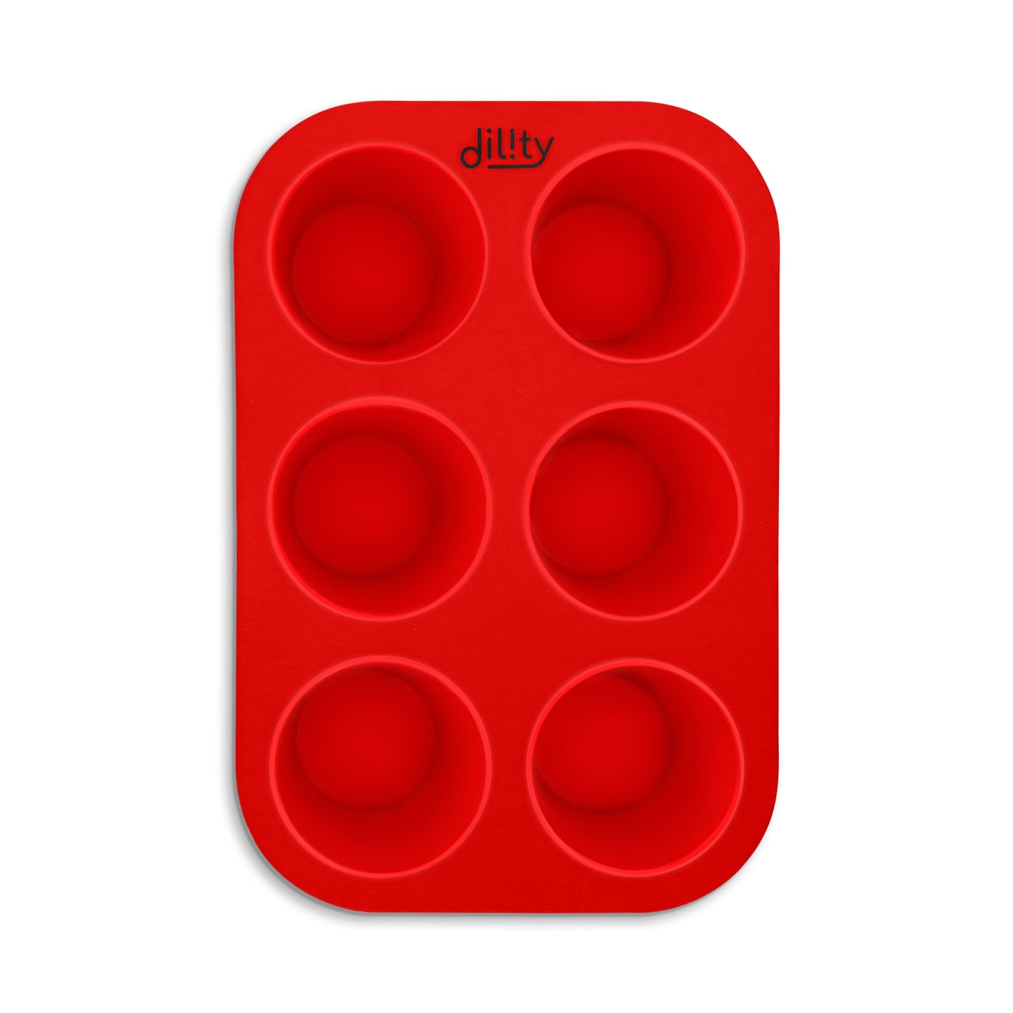 Silicone 6 cup muffin tray