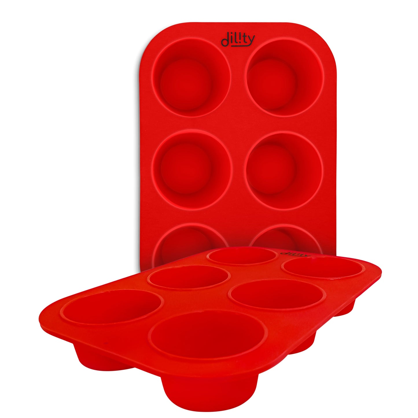 Silicone 6 cup muffin tray